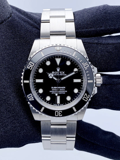 Rolex Submariner 124060 Mens Watch Box Papers - Virtual