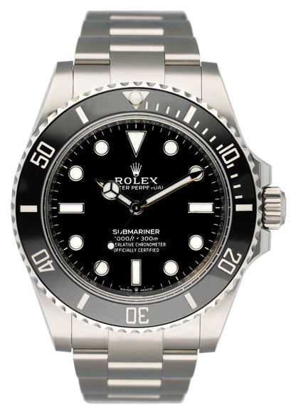 Rolex Submariner 124060 Mens Watch Box Papers - Virtual