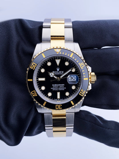 Rolex Submariner 126613LN Black Dial Two-Tone Mens Watch Box Papers - Watches