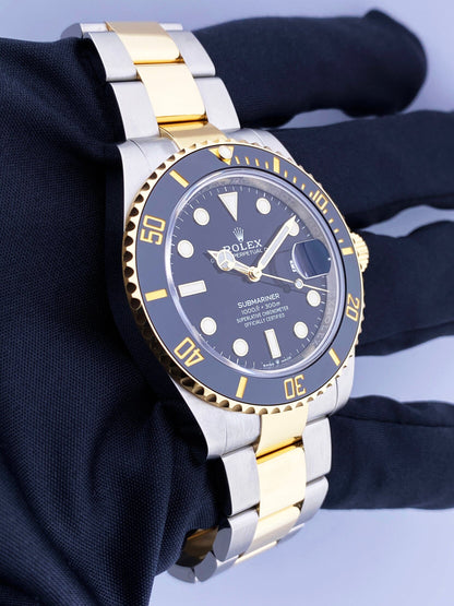 Rolex Submariner 126613LN Black Dial Two-Tone Mens Watch Box Papers - Watches