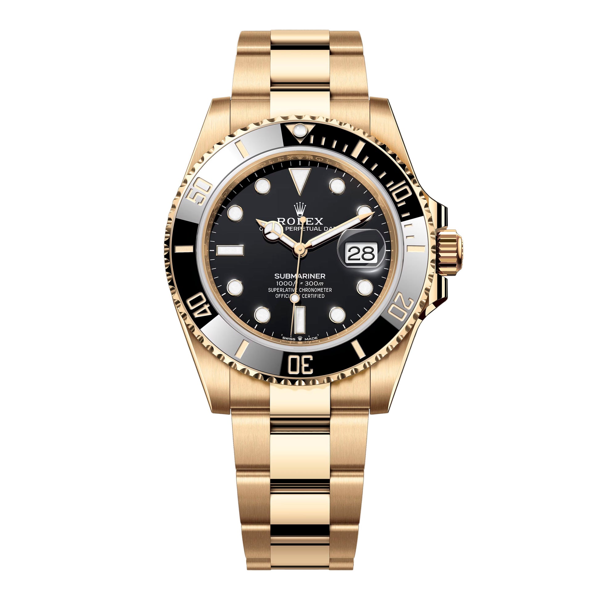 Rolex Submariner 126618LN Black Dial 18K Yellow Gold Mens Watch Box Papers - Watches