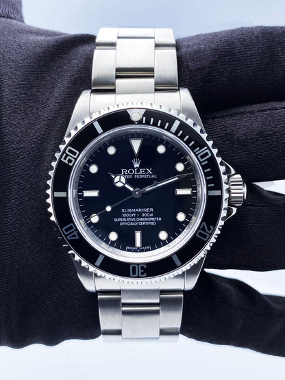 Rolex Submariner 14060M No Date Engraved Rehaut Mens Watch - Virtual