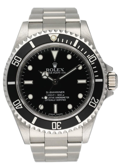 Rolex Submariner 14060M No Date Engraved Rehaut Mens Watch - Virtual