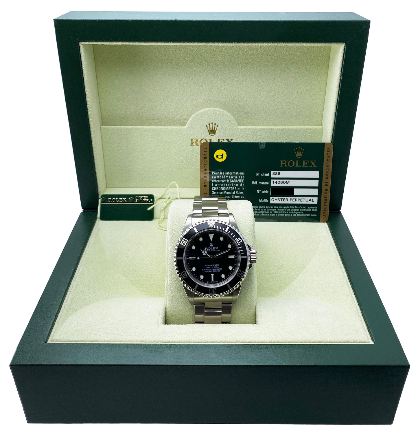 Rolex Submariner 14060M No Date Mens Watch Box Papers - Watches
