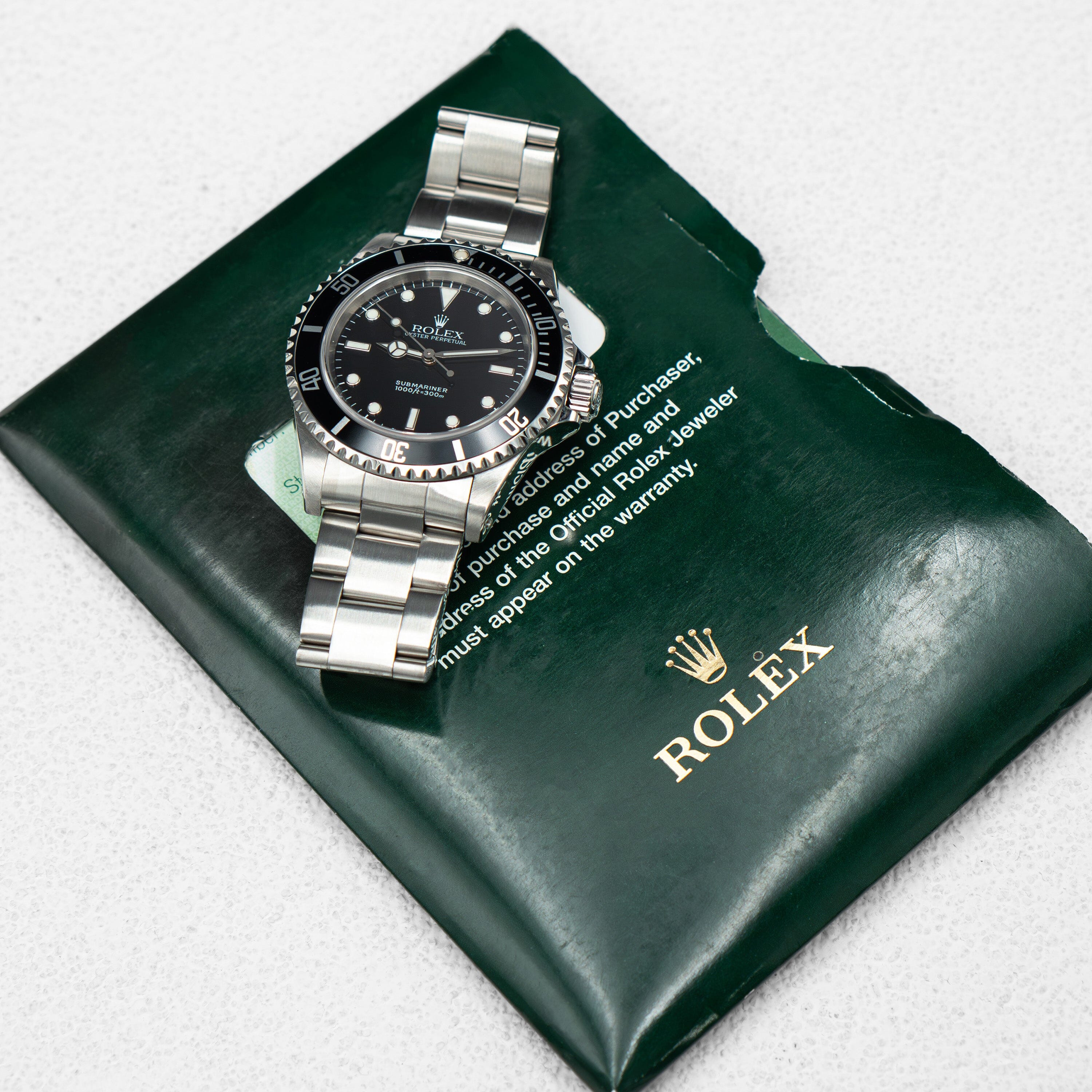 Rolex Submariner 14060M No Date Mens Watch Box Papers – Phigora Rolex Submariner 14060M No Date Mens Watch Box Papers – Phigora