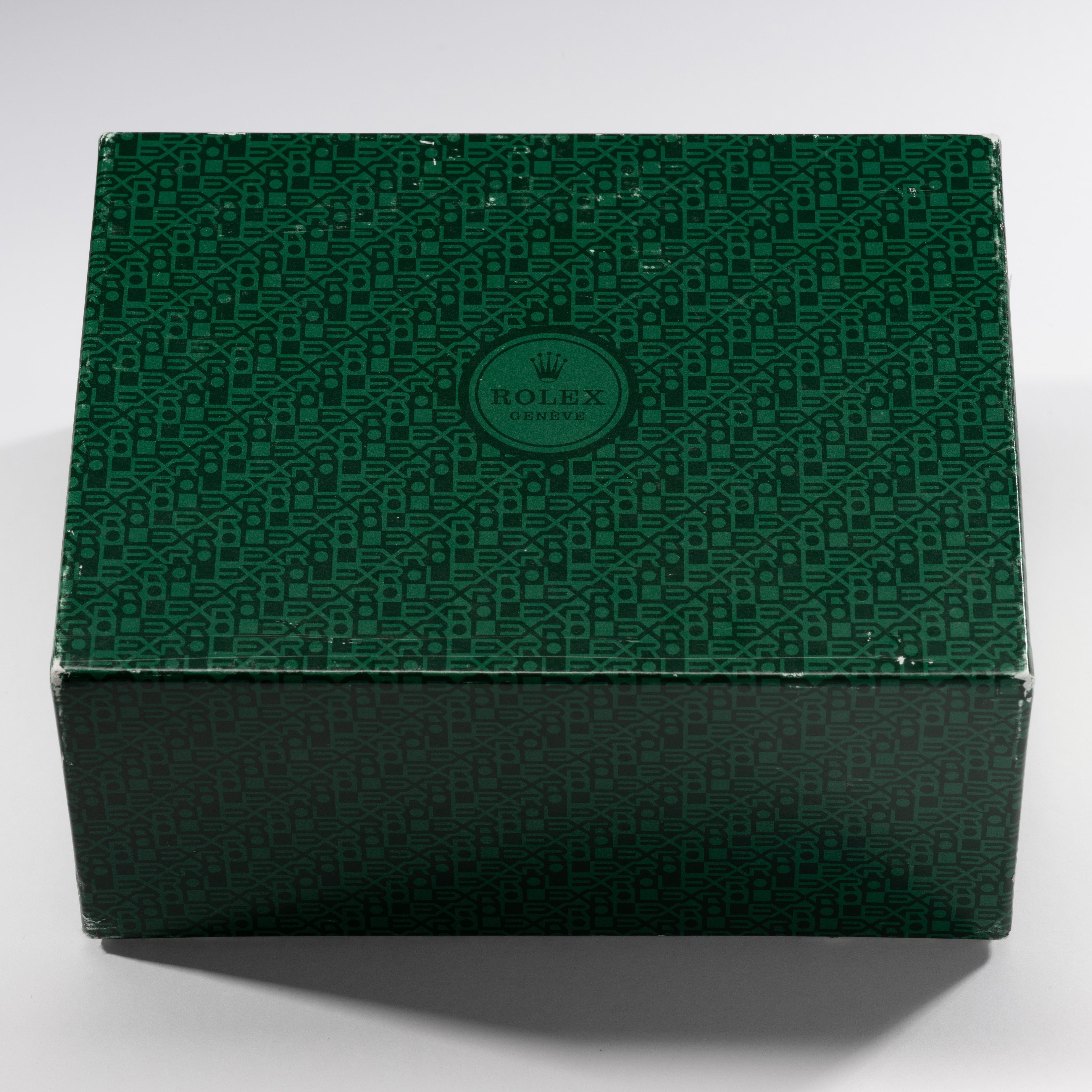 Rolex Submariner 16618 Serti Champagne Dial Mens Watch Box Papers