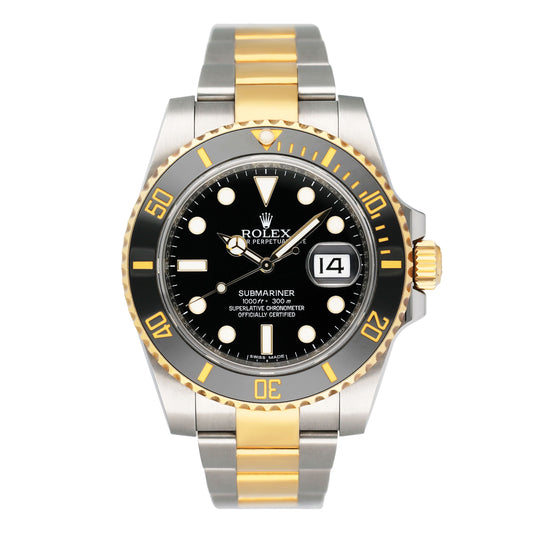 Rolex Submariner Date 116613LN Black Dial Mens Watch Box Papers