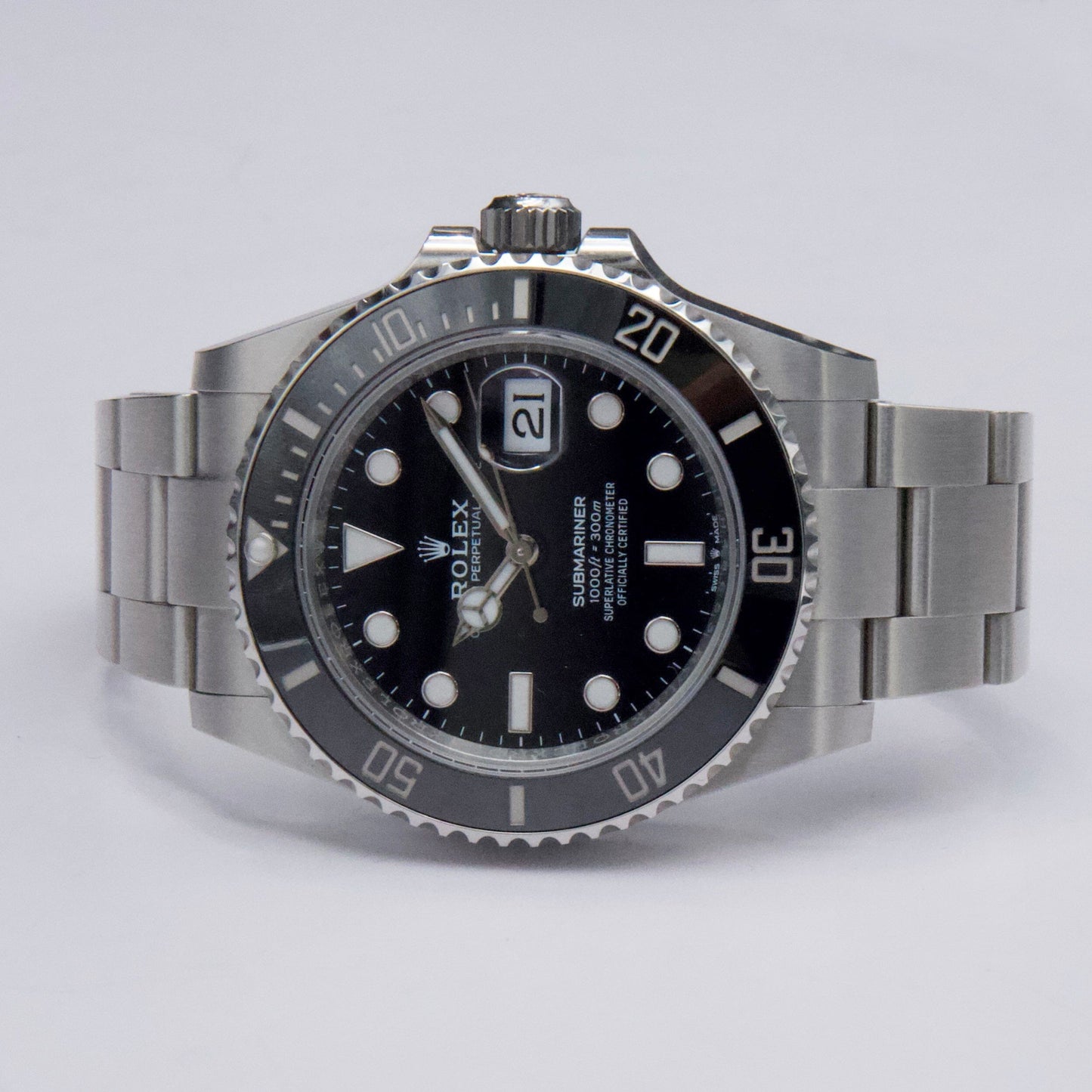 Rolex Submariner Date 126610LN Mens Watch Box Papers - Wristwatch