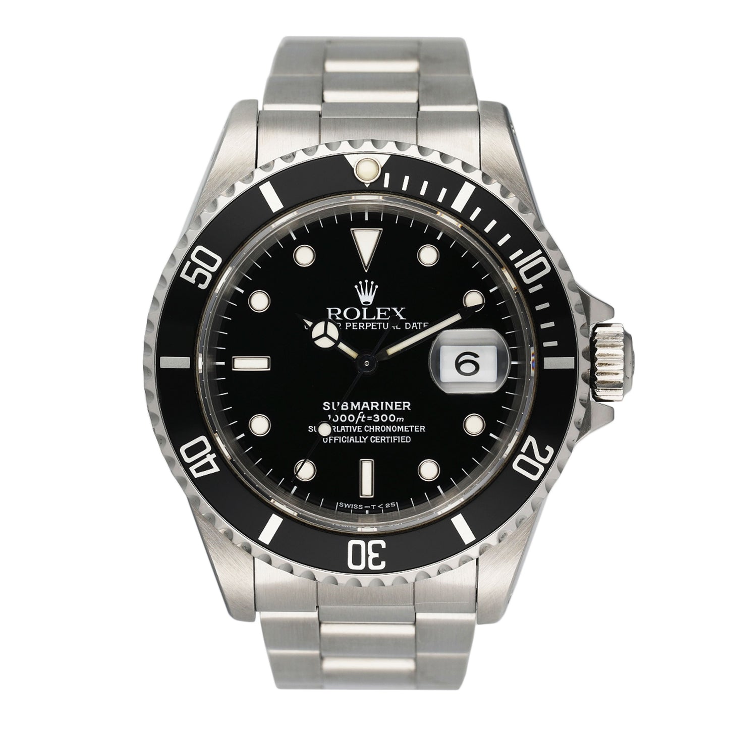 Rolex Submariner Date 16610 Mens Watch
