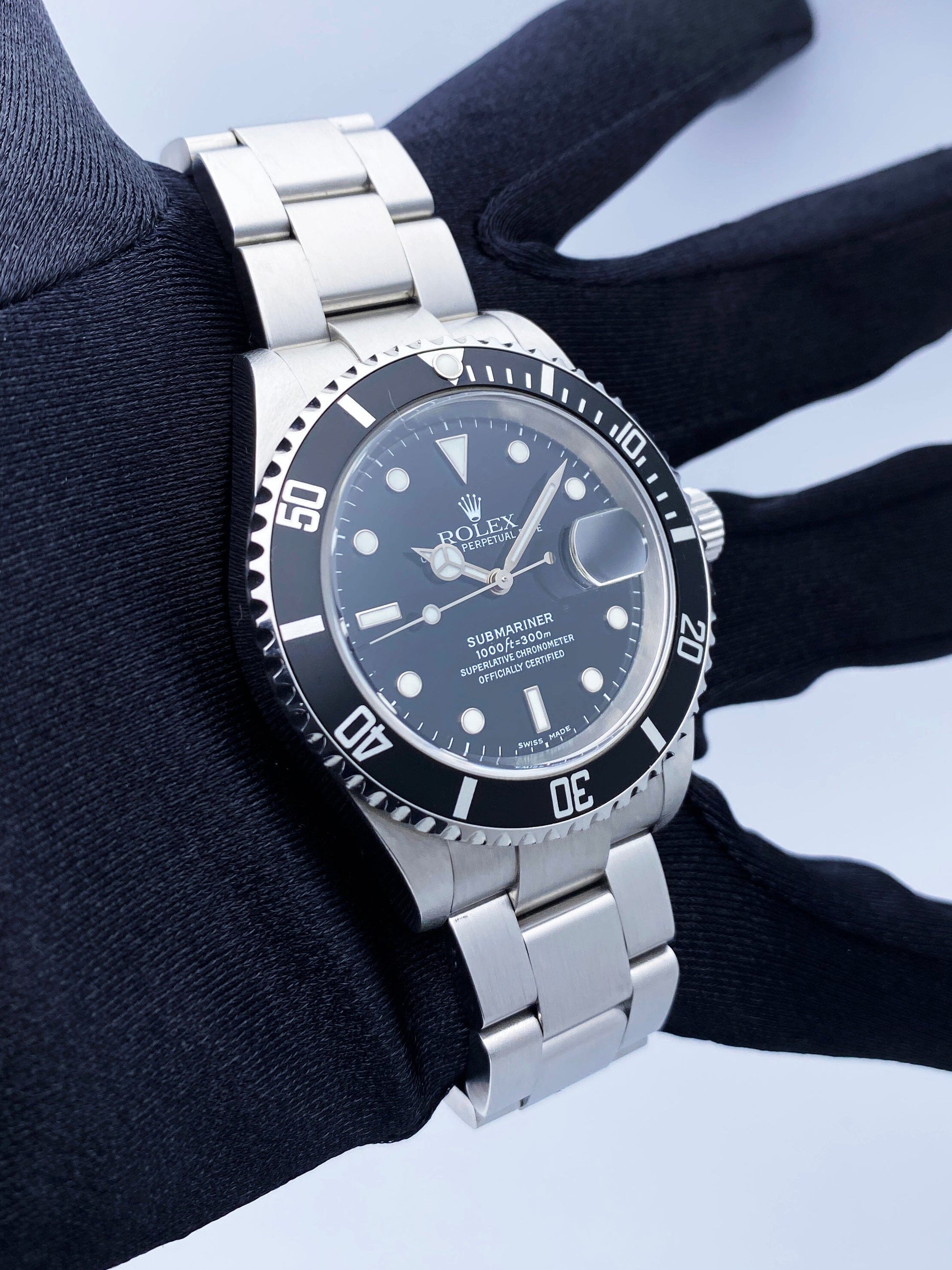 Rolex Submariner Date 16610 Mens Watch Box Papers - Virtual
