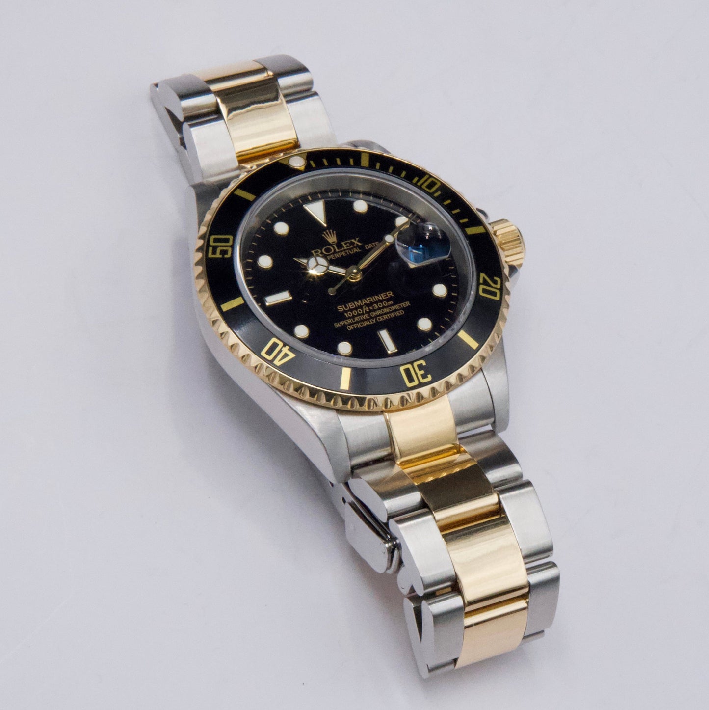 Rolex Submariner Date 16613 Black Dial Mens Watch - Virtual