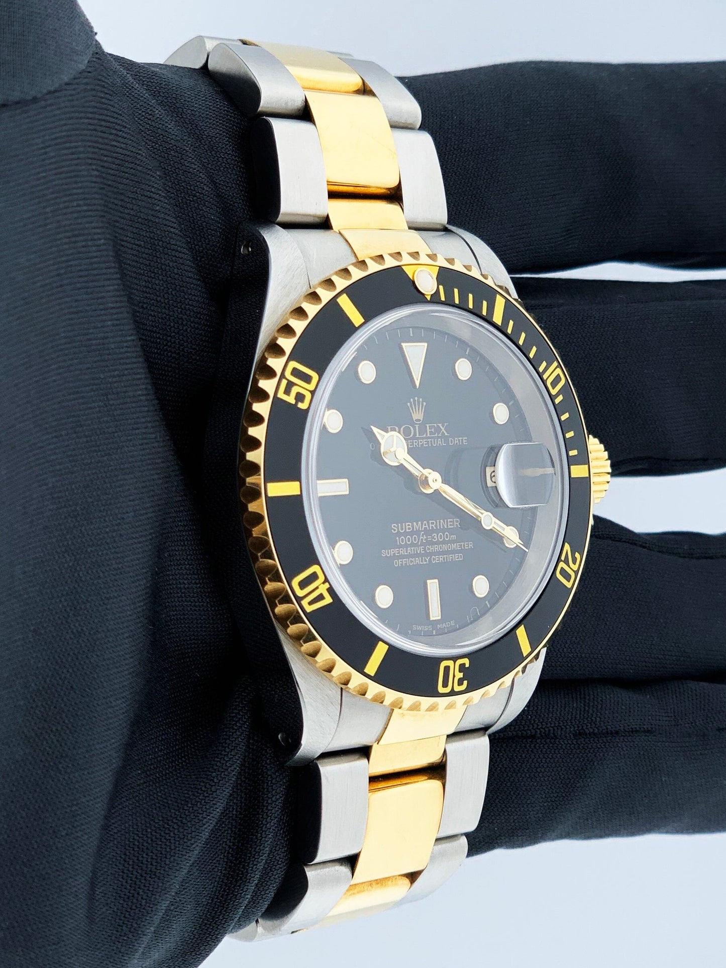 Rolex Submariner Date 16613 Black Dial Mens Watch - Virtual