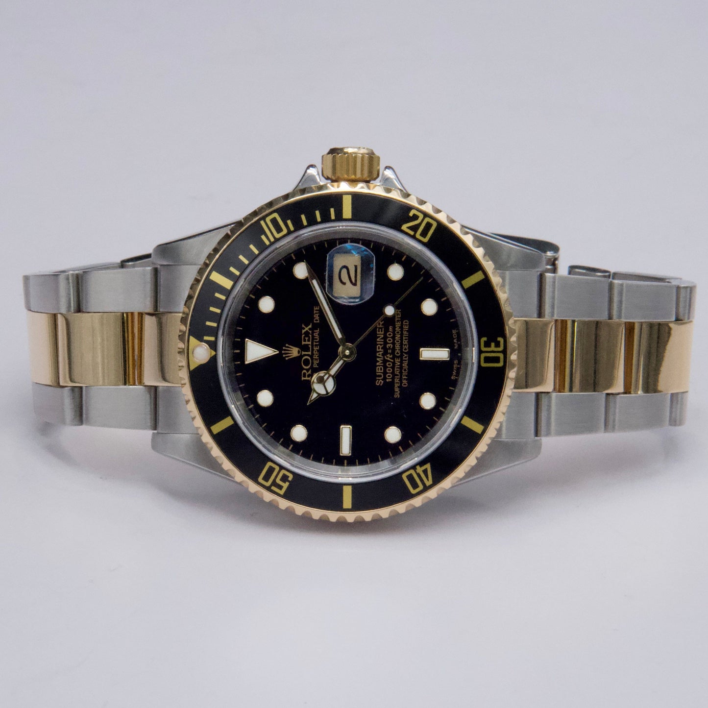 Rolex Submariner Date 16613 Black Dial Mens Watch - Virtual