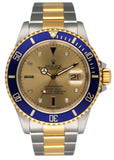 Rolex Submariner Date 16613 Serti Dial Mens Watch Box Papers - Virtual