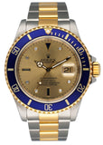 Rolex Submariner Date 16613 Serti Dial Mens Watch Box Papers - Virtual