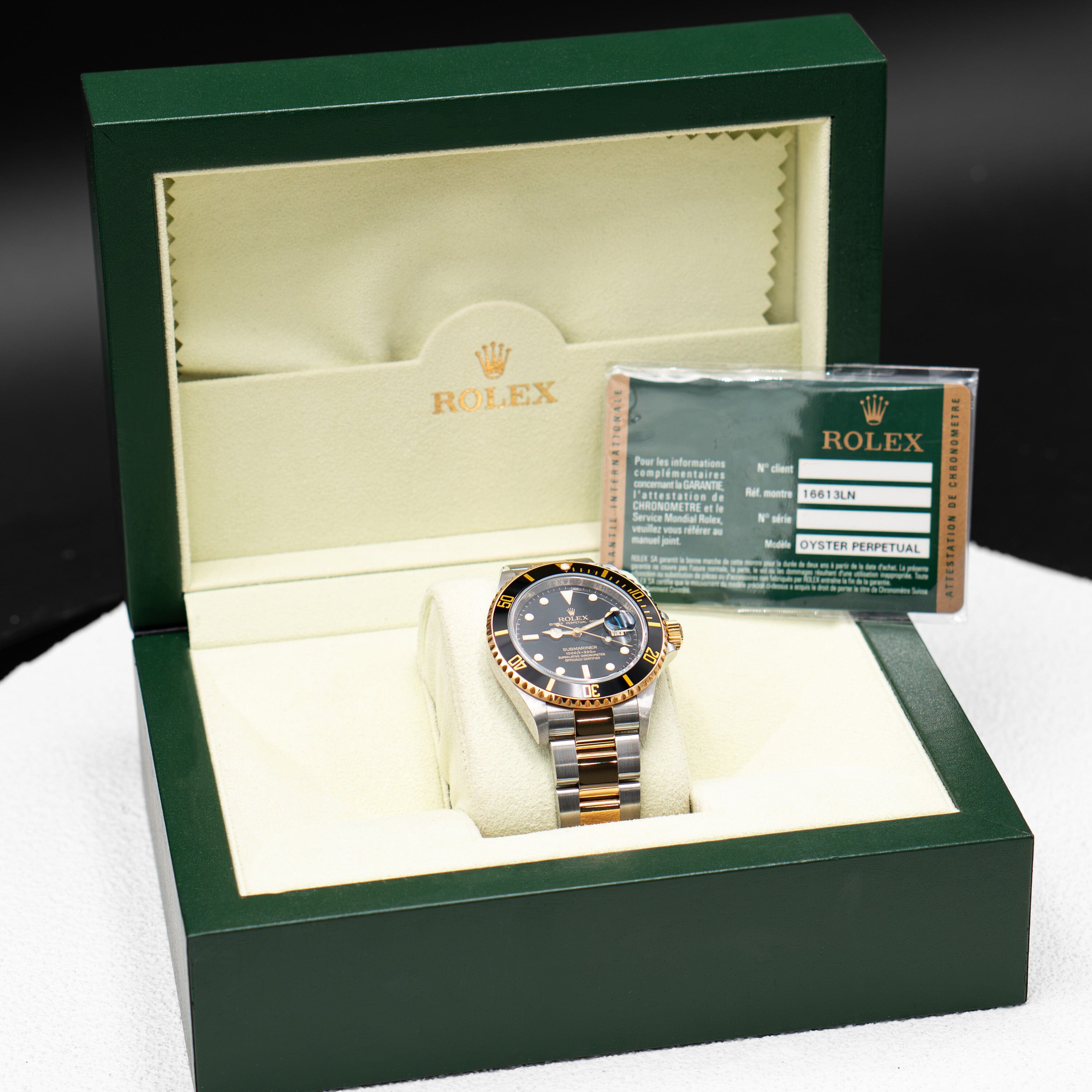 Rolex Submariner Date 16613LN Black Dial Mens Watch Box – Phigora