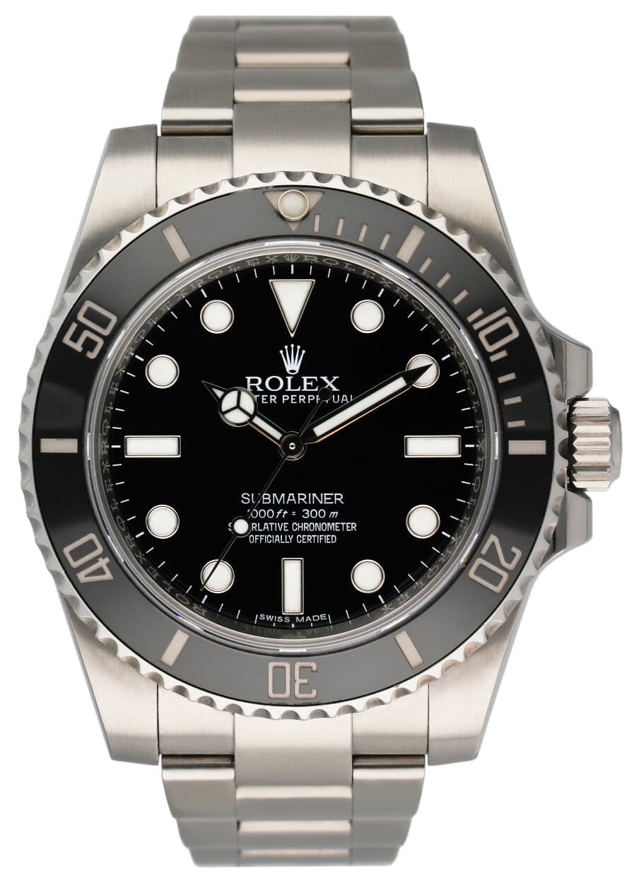 Rolex Submariner No Date 114060 Ceramic Bezel Mens Watch Box Papers - Virtual