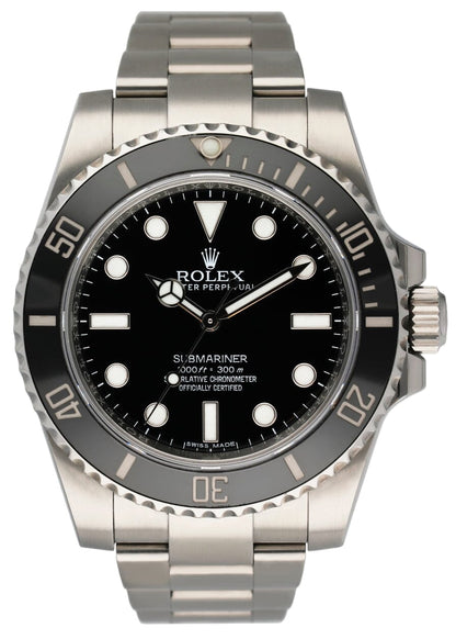Rolex Submariner No Date 114060 Ceramic Bezel Mens Watch Box Papers - Virtual