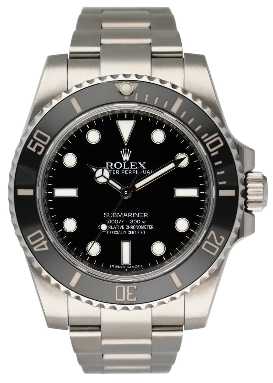 Rolex Submariner No Date 114060 Ceramic Bezel Mens Watch Box Papers - Virtual