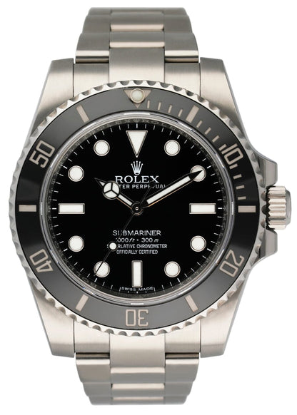 Rolex Submariner No Date 114060 Ceramic Bezel Mens Watch Box Papers - Virtual