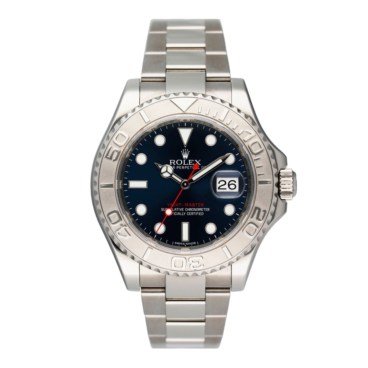 Rolex Yacht-Master 116622 Blue Dial Mens Watch