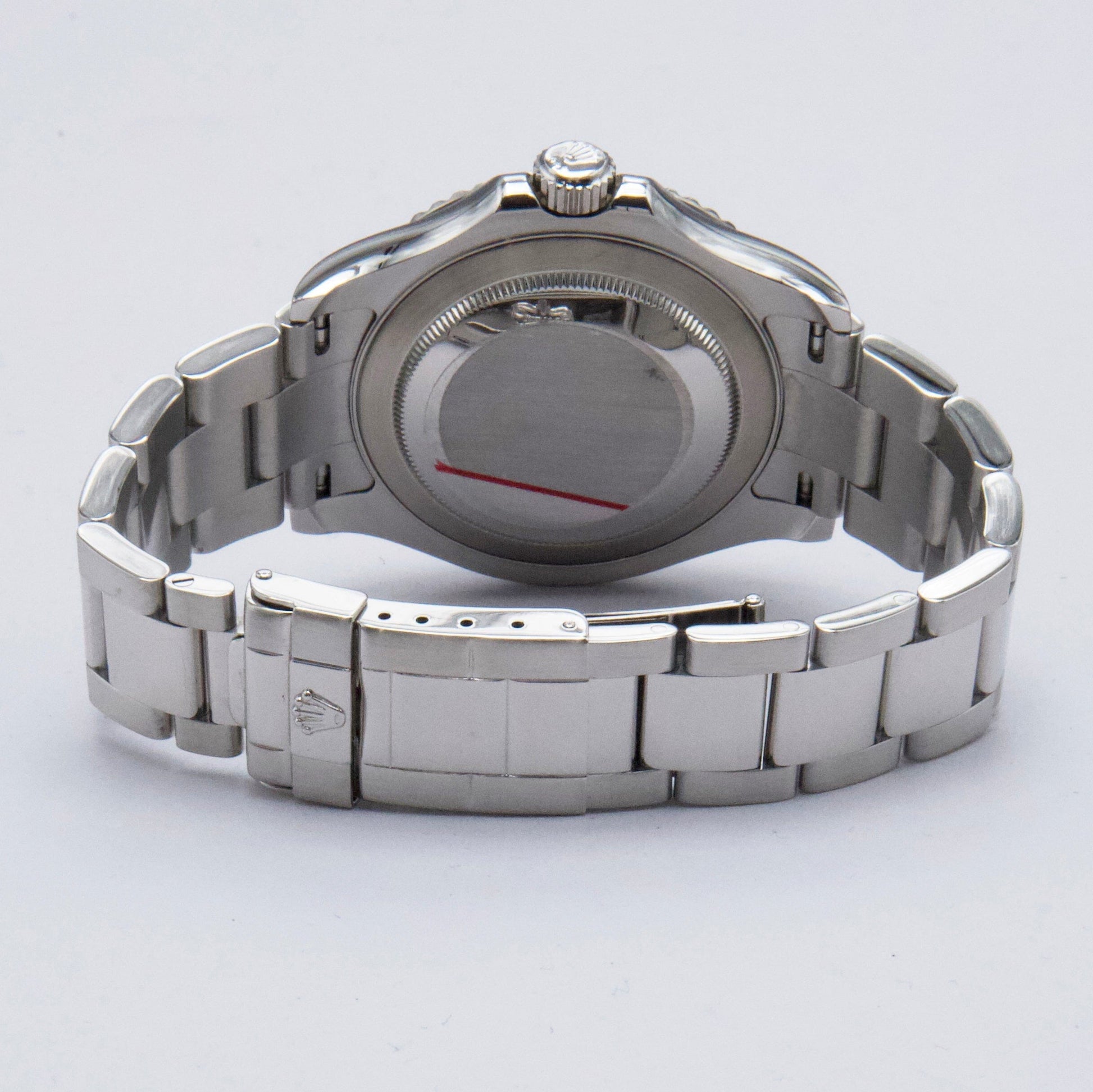 Rolex Yacht Master 16622 Platinum Bezel Engraved Rehaut Mens Watch - Watches