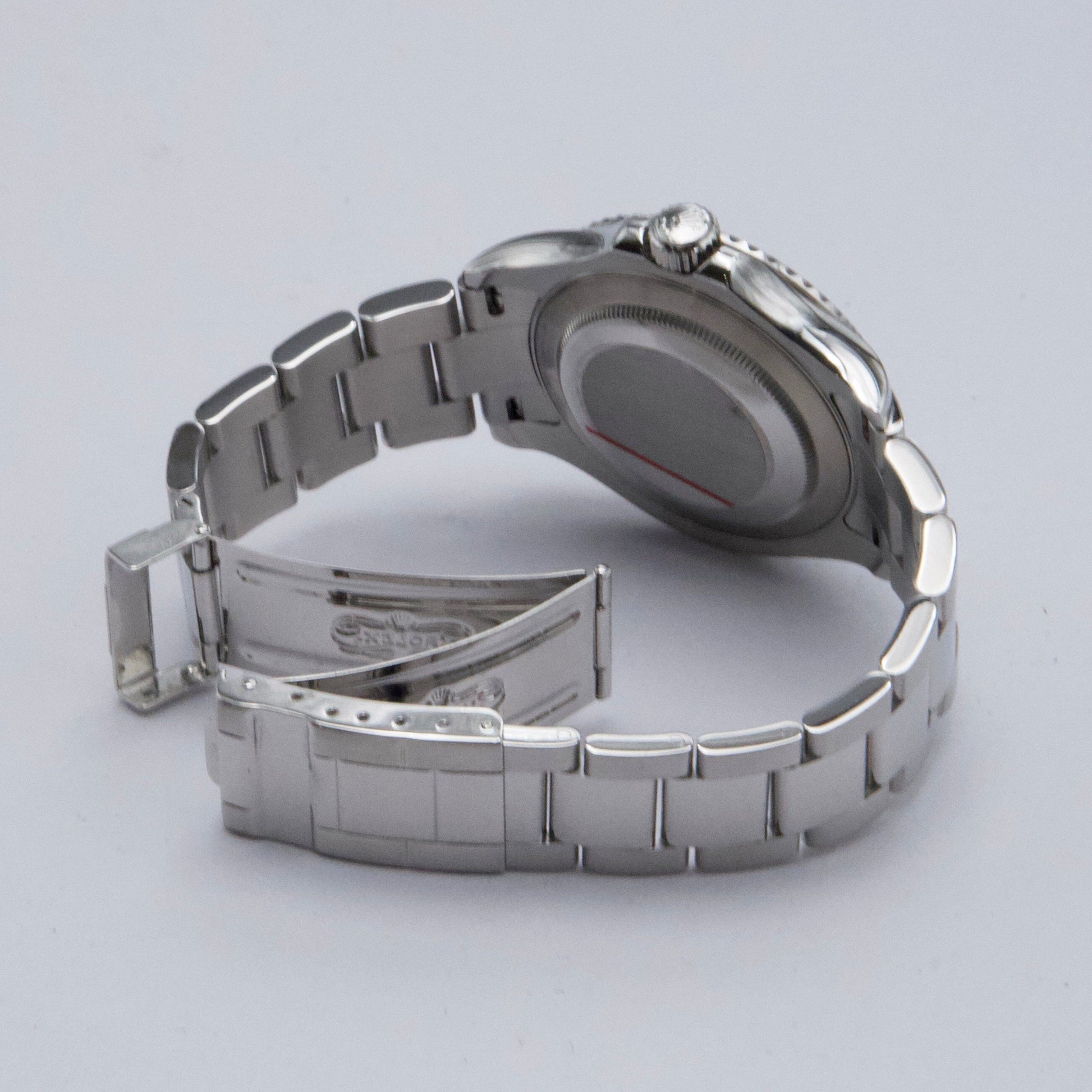 Rolex Yacht Master 16622 Platinum Bezel Engraved Rehaut Mens Watch - Watches