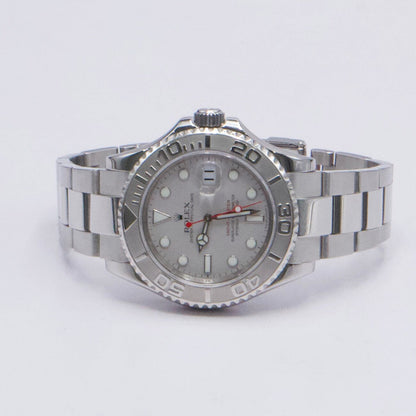 Rolex Yacht Master 16622 Platinum Bezel Engraved Rehaut Mens Watch - Virtual