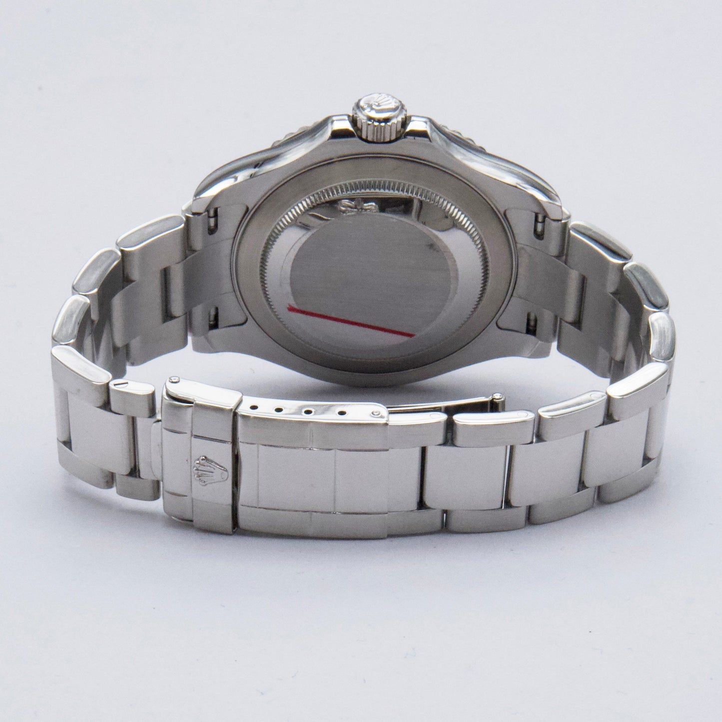 Rolex Yacht Master 16622 Platinum Bezel Engraved Rehaut Mens Watch - Watches
