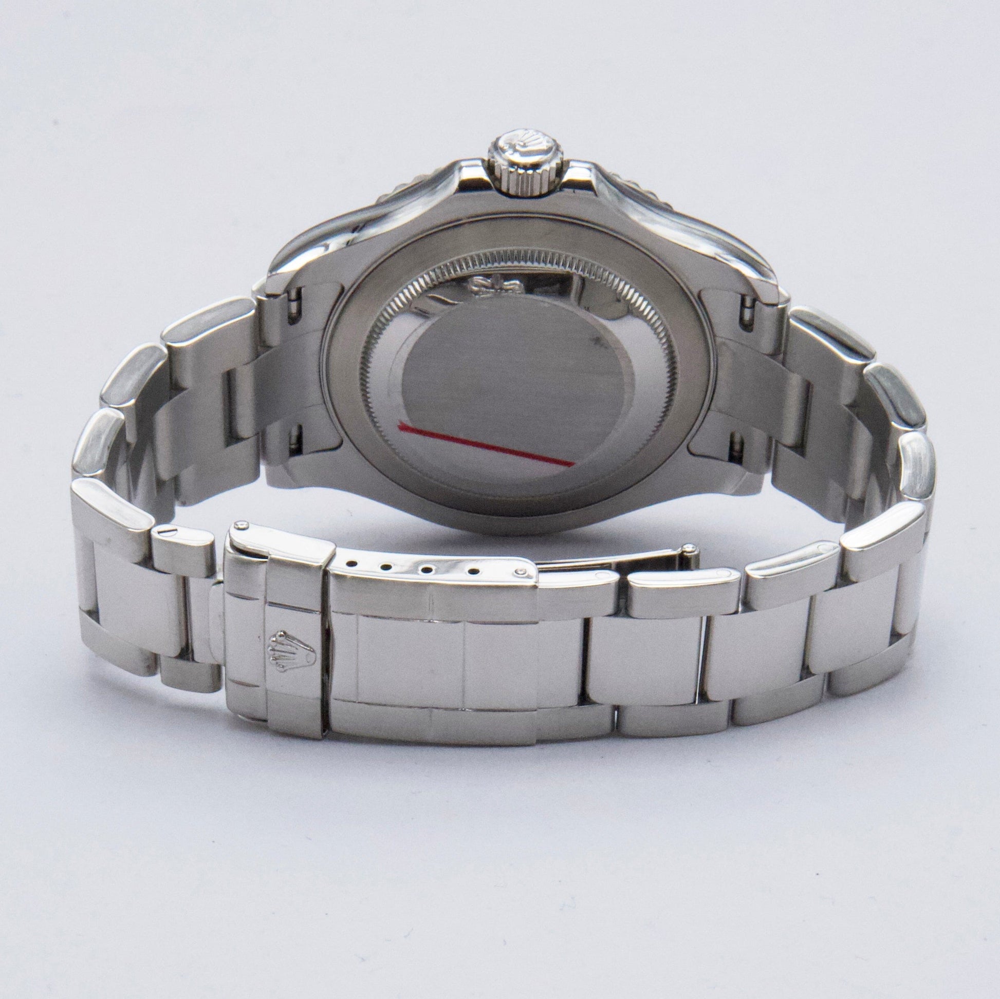 Rolex Yacht Master 16622 Platinum Bezel Engraved Rehaut Mens Watch - Watches