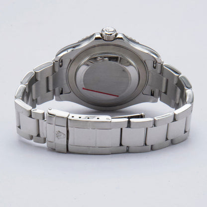 Rolex Yacht Master 16622 Platinum Bezel Engraved Rehaut Mens Watch - Watches