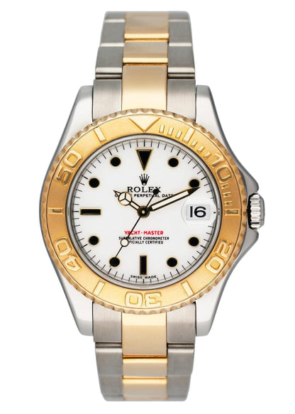 Rolex Yacht-Master 168623 White Dial Two-Tone Ladies Watch - Watches
