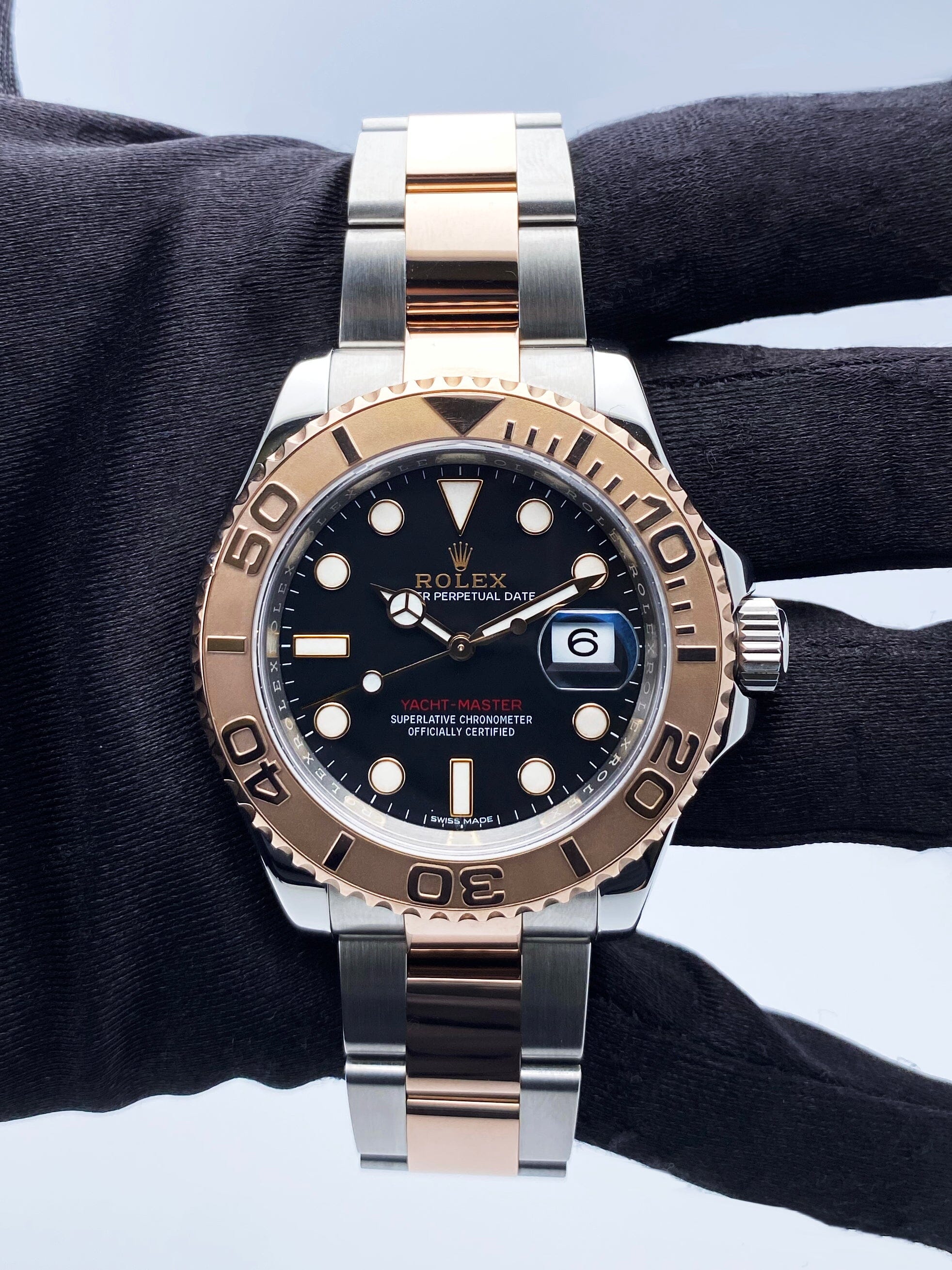 Rolex Yacht-Master 40 116621 Black Dial Mens Watch Box Papers