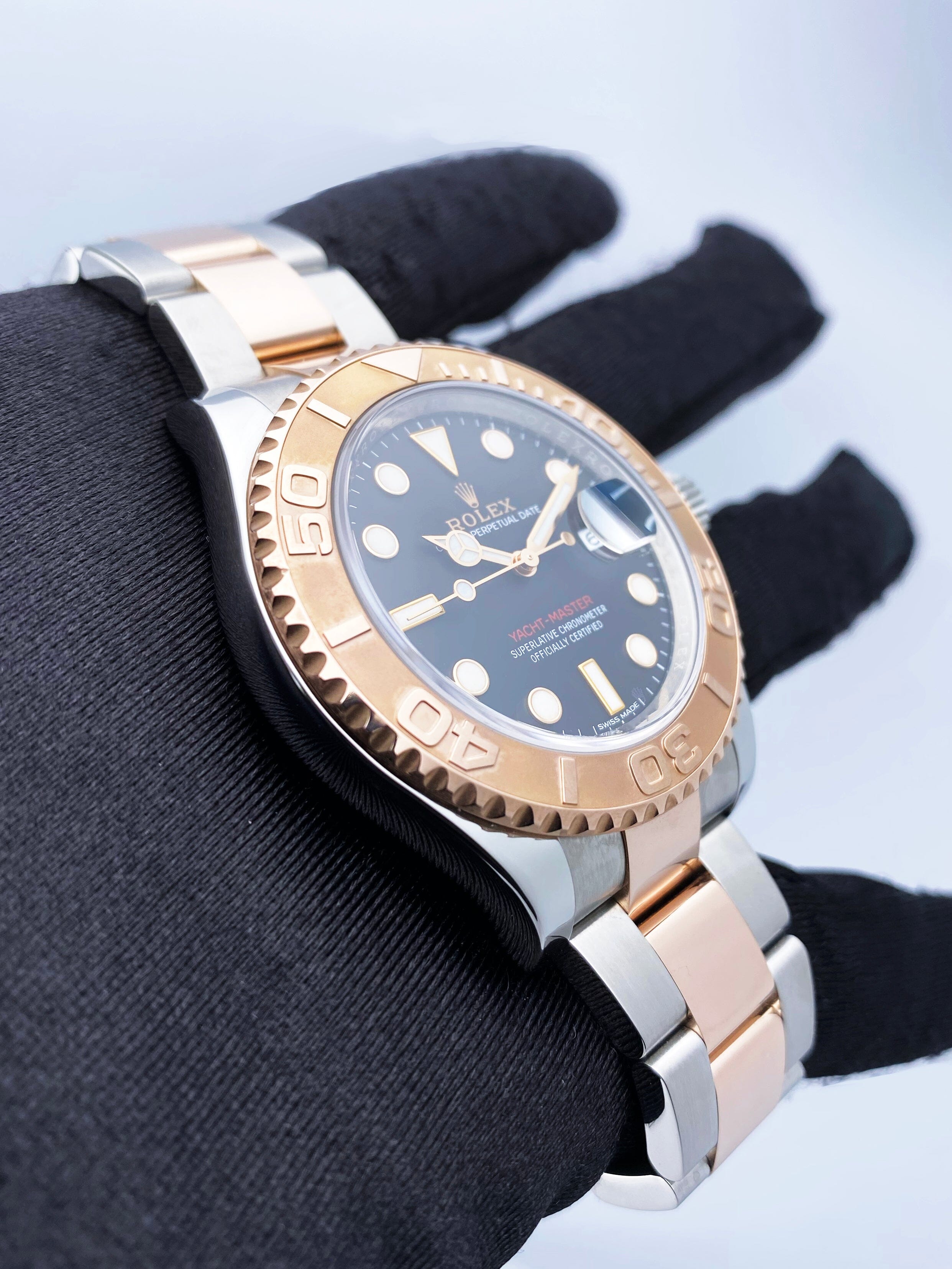 Rolex Yacht-Master 40 116621 Black Dial Mens Watch Box Papers