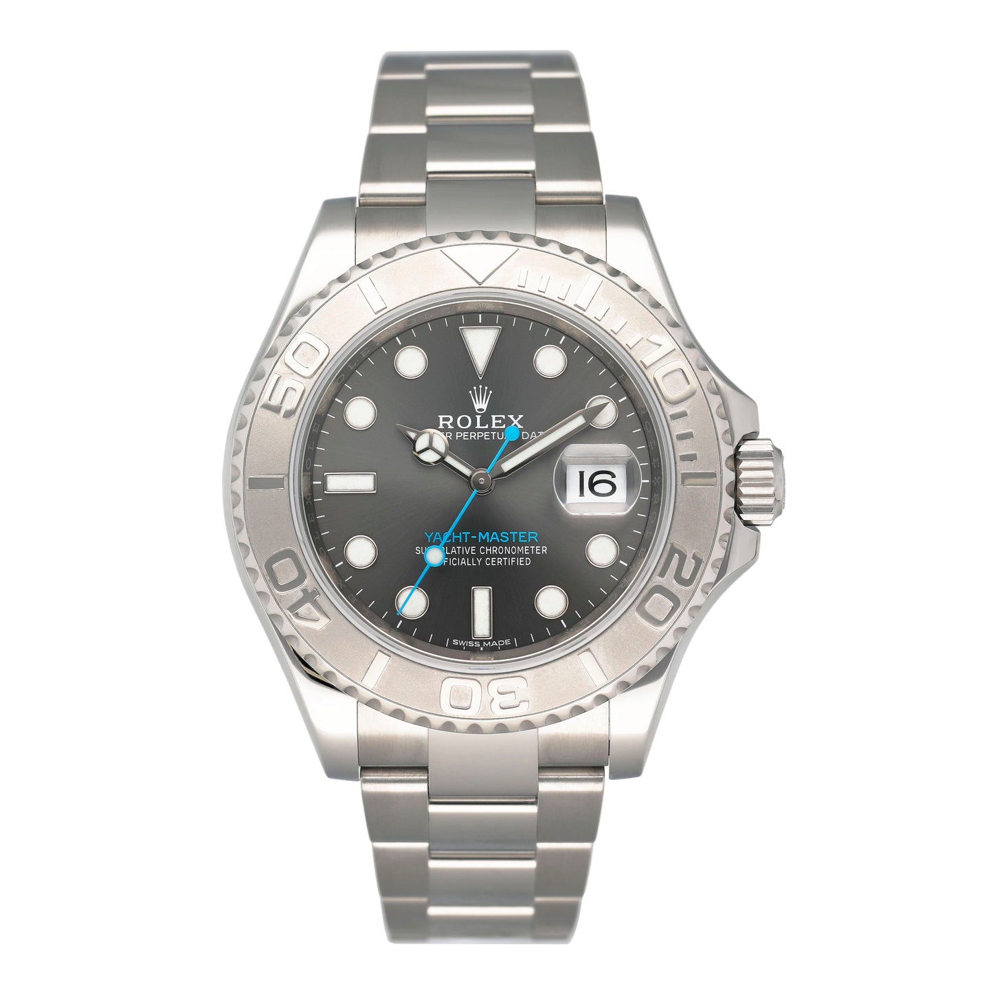Rolex Yacht-Master 40 116622 Slate Dial Mens Watch Box Papers