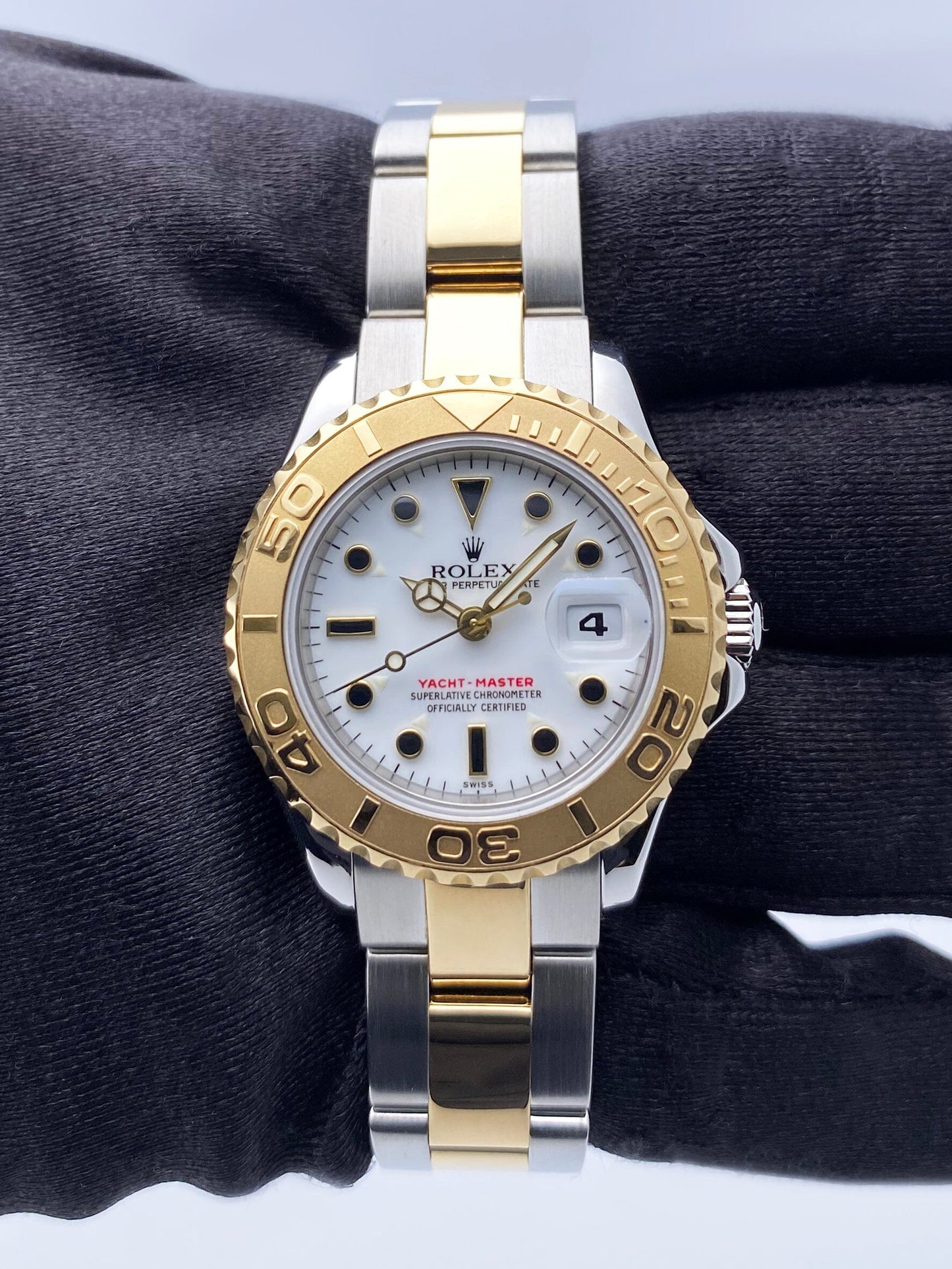 Rolex Yacht Master 69623 18K Yellow Gold & Stainless Steel Ladies Watch - Watches