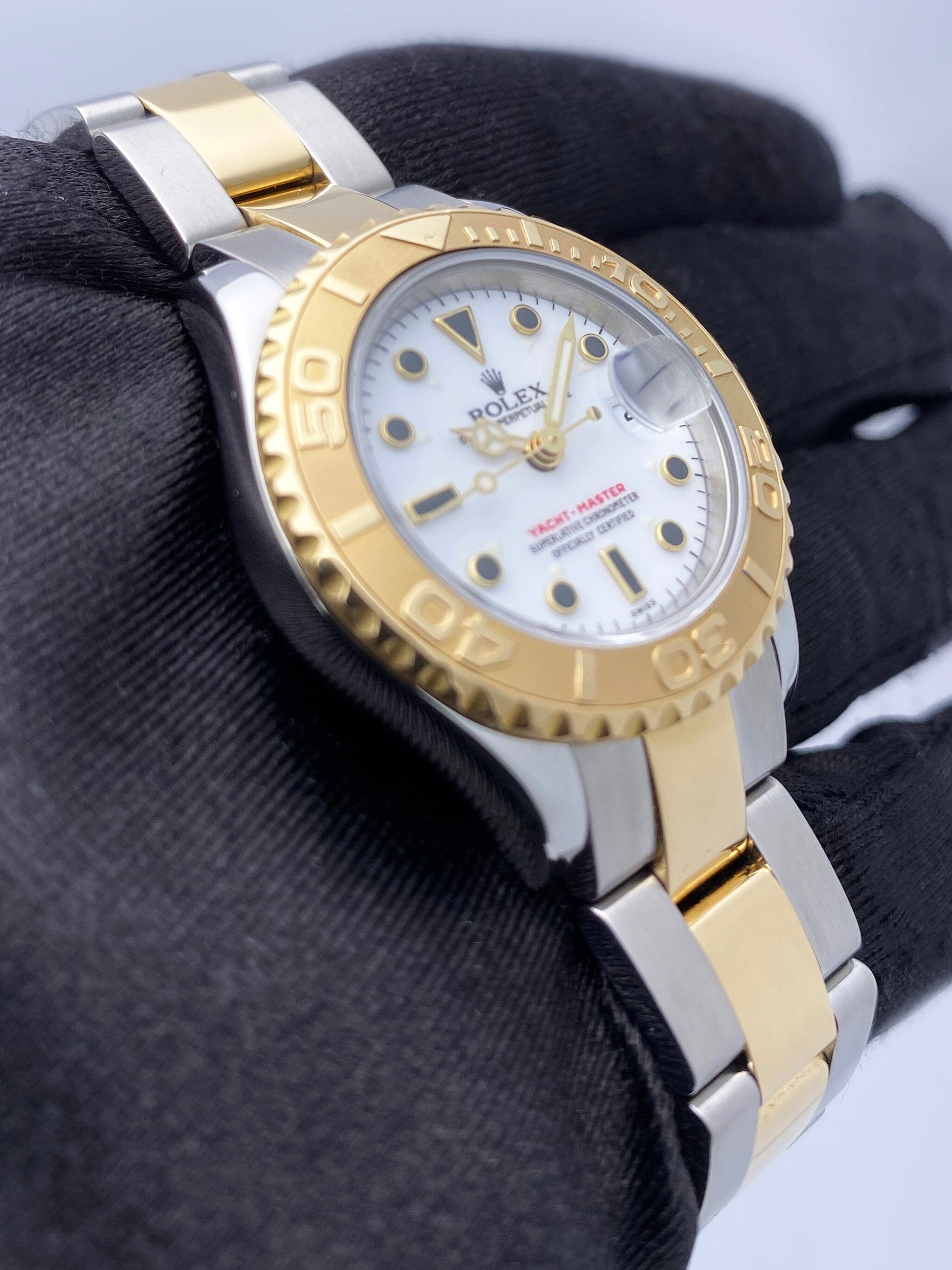 Rolex Yacht Master 69623 18K Yellow Gold & Stainless Steel Ladies Watch - Watches