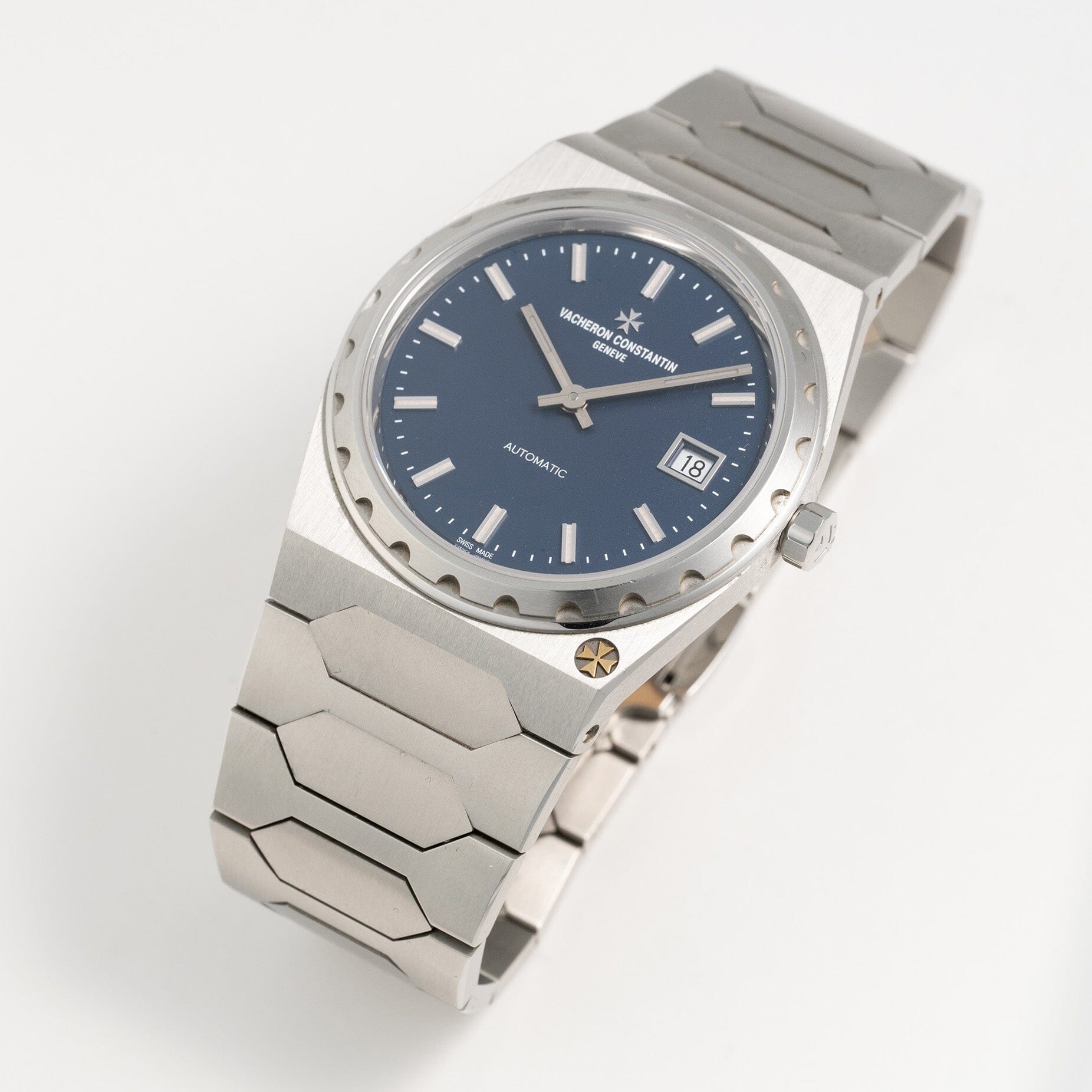 Vacheron Constantin Historiques 222 4200H Blue Dial Mens Watch Box Papers - Watches