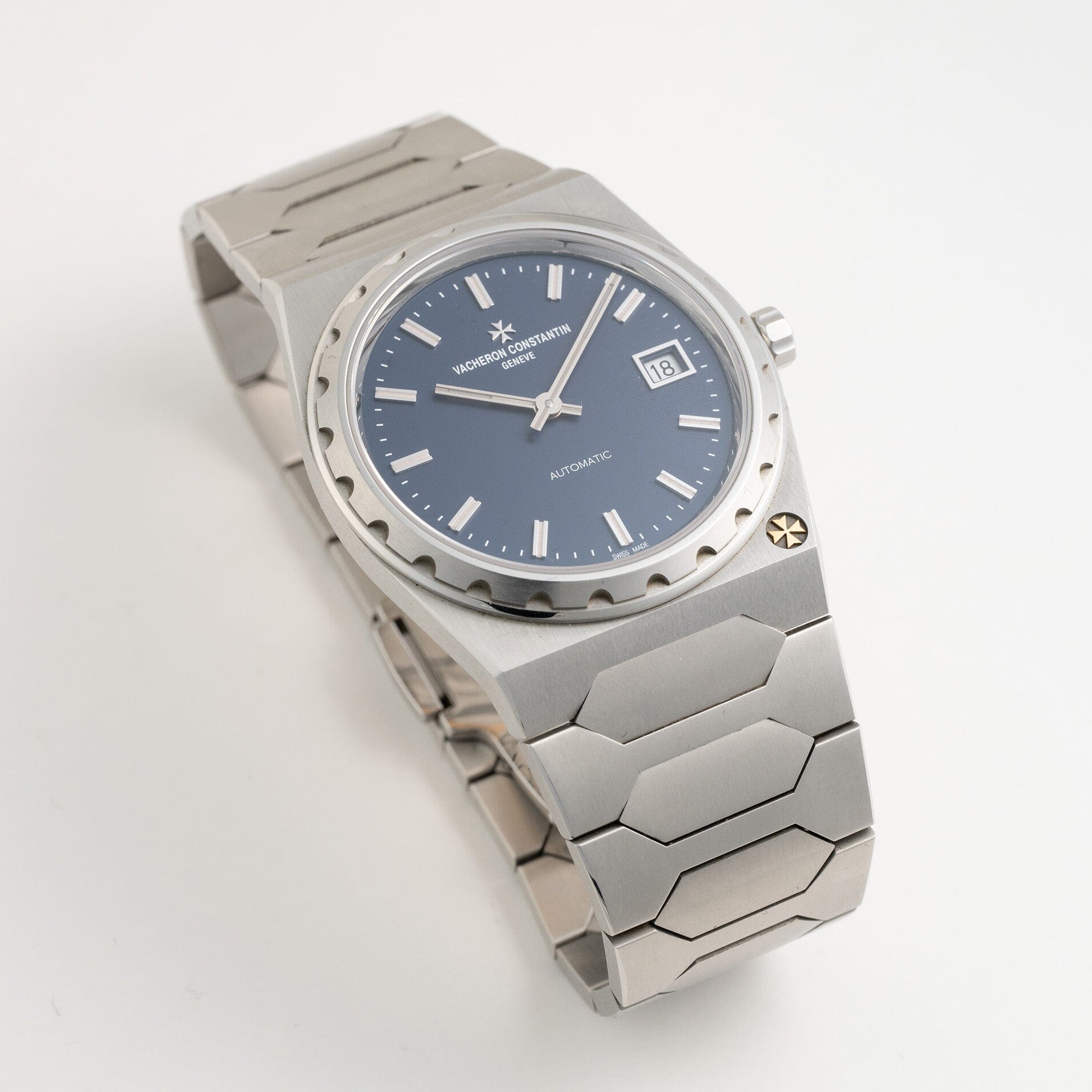 Vacheron Constantin Historiques 222 4200H Blue Dial Mens Watch Box Papers - Watches