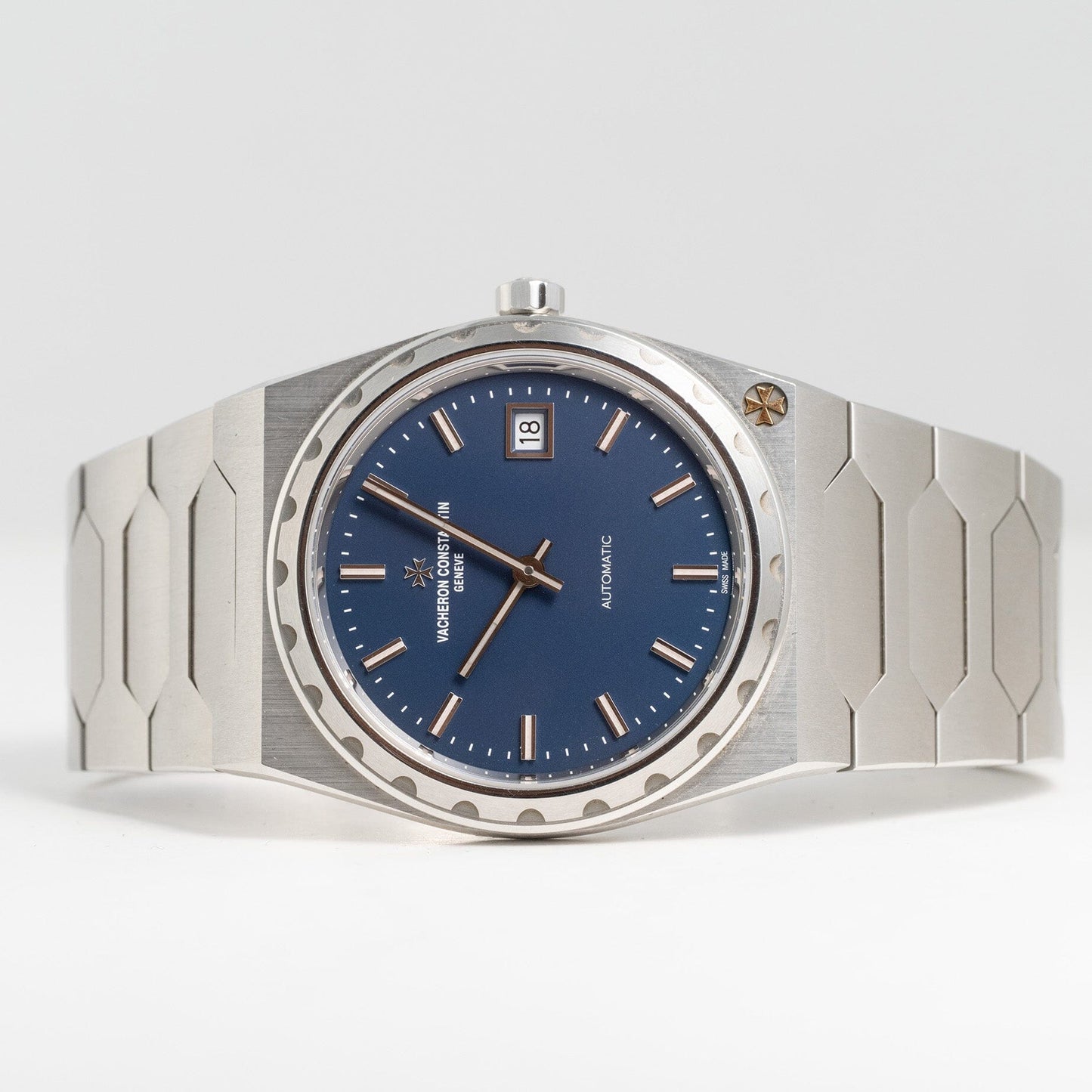 Vacheron Constantin Historiques 222 4200H Blue Dial Mens Watch Box Papers - Watches
