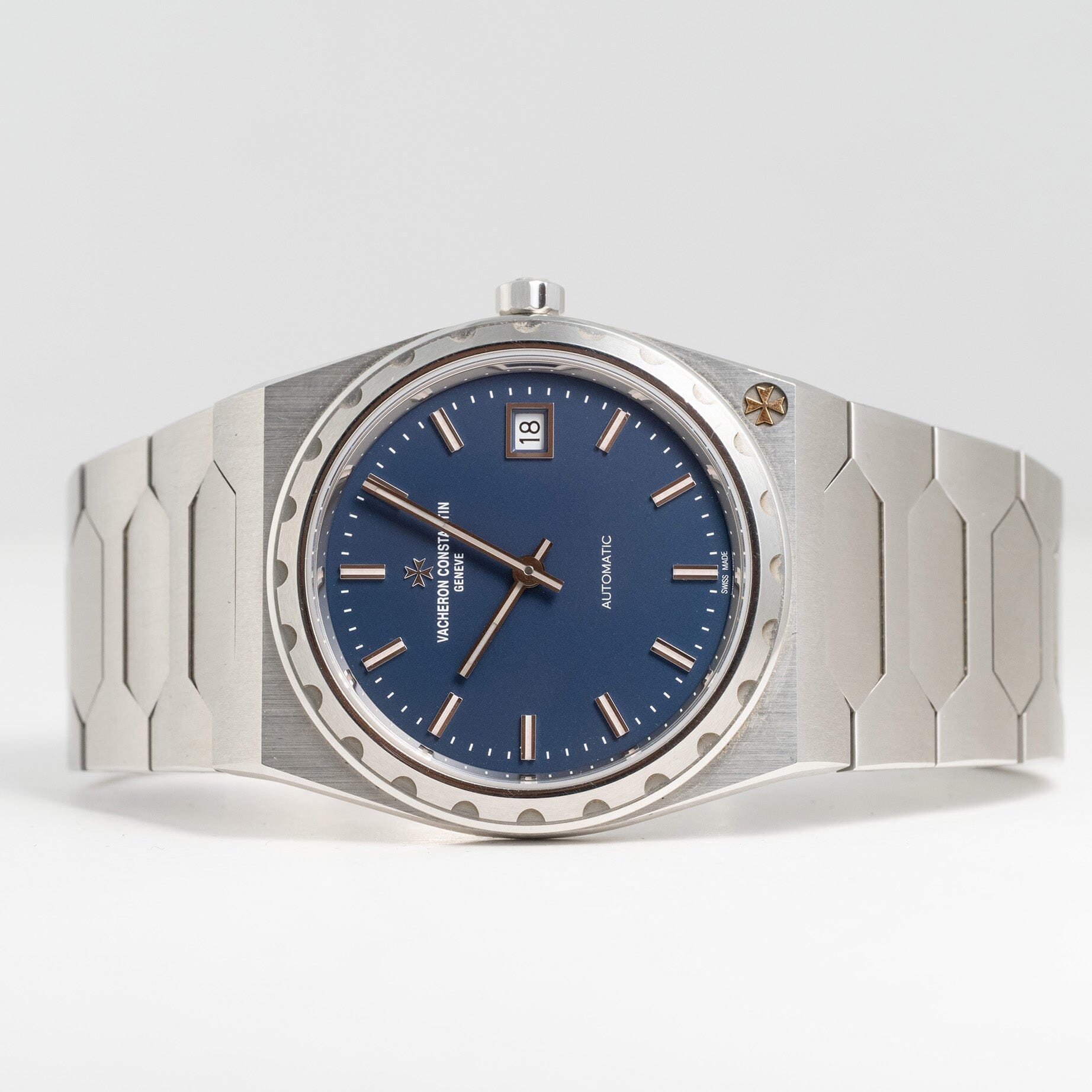 Vacheron Constantin Historiques 222 4200H Blue Dial Mens Watch Box Papers - Watches