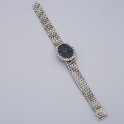 Vacheron Constantin Onyx Dial 18K White Gold Ladies Watch - Watches