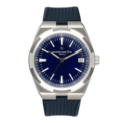 Vacheron Constantin Overseas 4500V/110A-B128 Blue Dial Mens Watch Box Papers