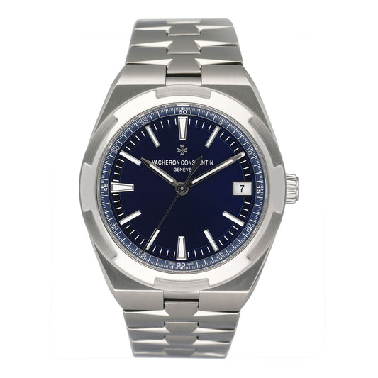 Vacheron Constantin Overseas 4500V/110A-B128 Blue Dial Mens Watch Box Papers