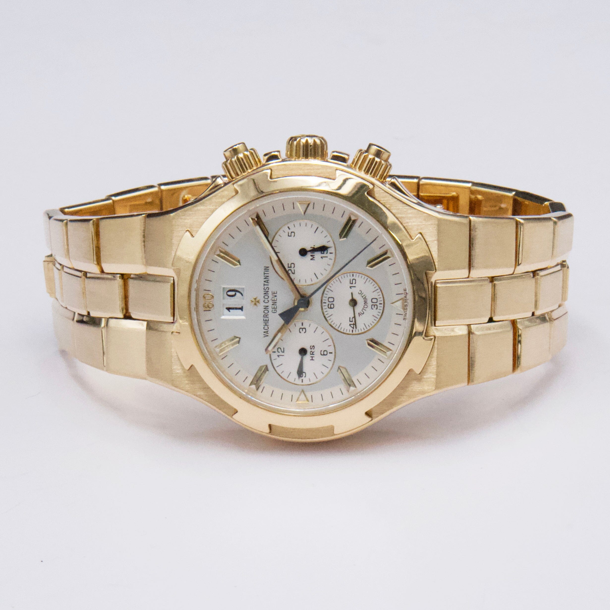 Vacheron Constantin Overseas 49140 Sliver Dial 18K Yellow – Phigora