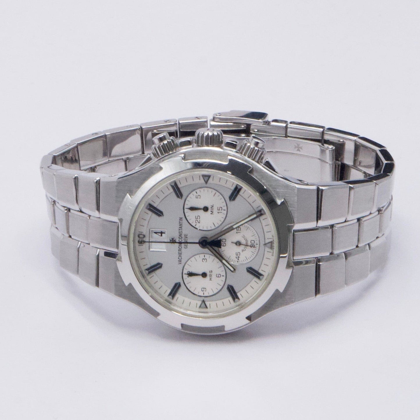 Vacheron Constantin Overseas 49140 White Dial Mens Watch - Wristwatch