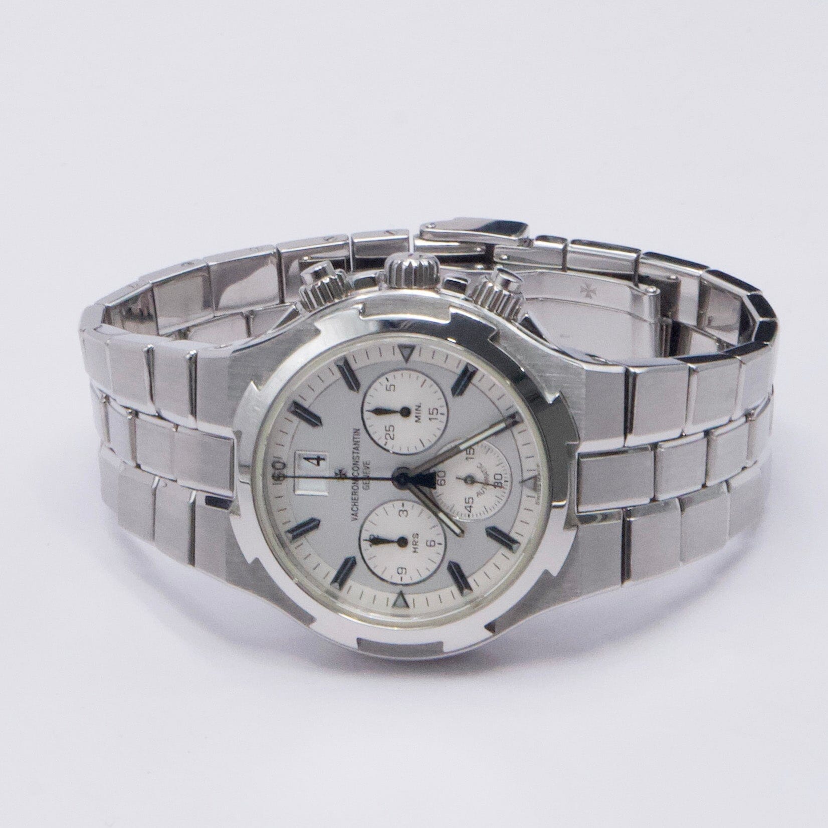 Vacheron Constantin Overseas 49140 White Dial Mens Watch - Wristwatch