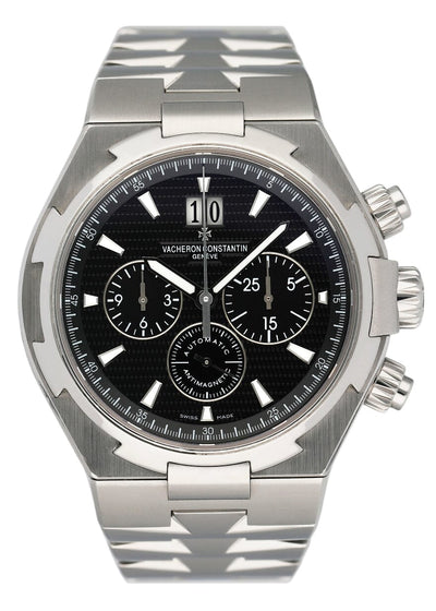 Vacheron Constantin Overseas 49150 Black Dial Mens Watch With Papers - Wristwatch