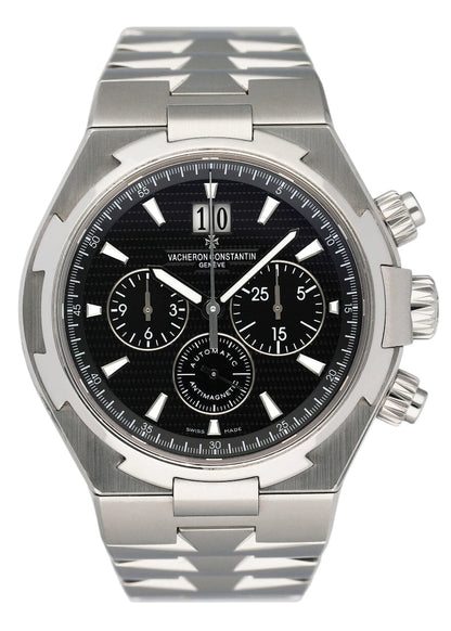 Vacheron Constantin Overseas 49150 Black Dial Mens Watch With Papers - Wristwatch