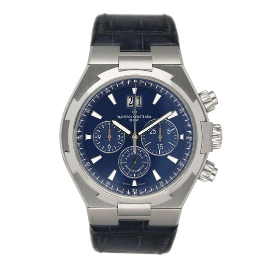 Vacheron Constantin Overseas 49150 Blue Dial Mens Watch Papers